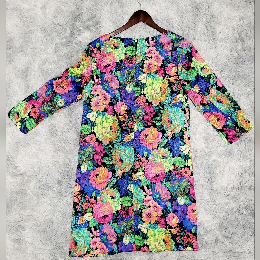 Anthropologie HD in Paris Floral Shift Dress, Small - Picture 3 of 5